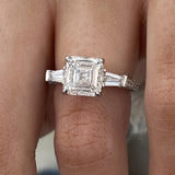 Luciana Asscher Engagement Ring, 4.25ct TCW