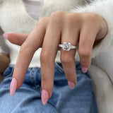 Luciana Asscher Engagement Ring, 4.25ct TCW