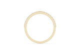 RING BIG V - 14k Gold Lab Grown Ring 0.21 carat D/VS