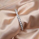 Diamond Tennis Bracelet 14.15 Carat White Gold 14K