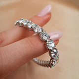 Diamond Tennis Bracelet 14.15 Carat White Gold 14K