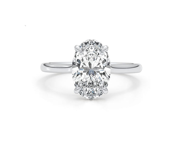 Nola - Oval Cut 2.65 Carat Diamond Engagement Ring