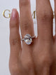 Kim Engagement Ring 3.72 Carat Yellow Gold