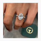 Kim Engagement Ring 3.72 Carat Yellow Gold