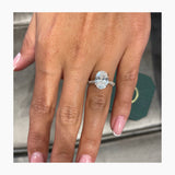 Kim Engagement Ring 3.72 Carat Yellow Gold