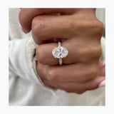 Kim Engagement Ring 3.72 Carat Yellow Gold