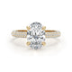 Kim Pave Diamond Engagement Ring, Yellow Gold 18K
