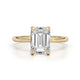 Bria Solitaire Diamond Engagement Ring, Yellow Gold 18K