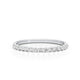 Half Eternity Diamond Ring 0.30 ct TCW , White Gold 14K
