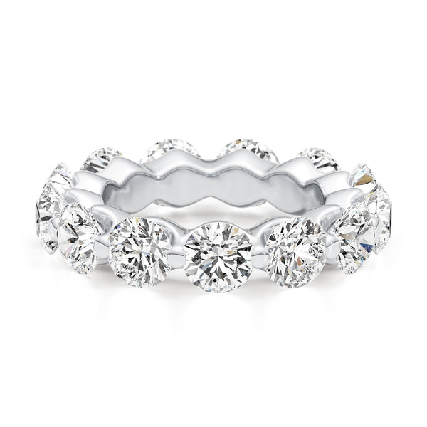 Eternity Diamond Ring 0 ct TCW , White Gold 14K