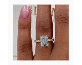 ALAYA - Emerald Cut 3.10 Carat Diamond Engagement Ring