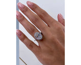 Alice - Oval Cut 3.45 Carat Diamond Engagement Ring