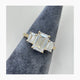 3 Stone Diamond Engagement Ring, Yellow Gold 18K