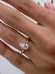 Della Solitaire With Hidden Halo Diamond Engagement Ring, Yellow Gold 18K