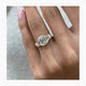 3 Stone Diamond Engagement Ring, Yellow Gold 18K