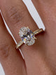 Hailey Pave Diamond Engagement Ring, Yellow Gold 18K
