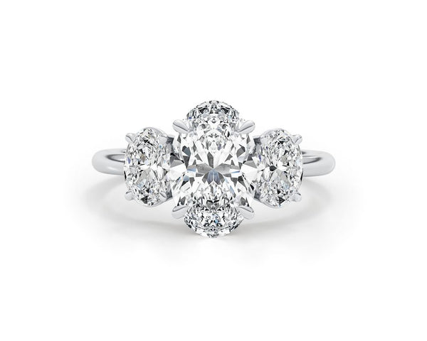 Isabella - Oval Cut 3.50 Carat Diamond Engagement Ring