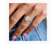 1134|JAYLA - Halo Radiant Diamond Ring 2.36 ct TCW , White Gold 18k