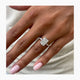 Lissa Pave Diamond Engagement Ring, White Gold 18K