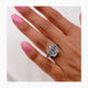 Loren Engagement Ring 6 carat, 18K gold