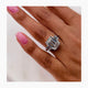 Loren Engagement Ring 6 carat, 18K gold