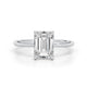 Penny Engagement Ring 2 Carat White Gold
