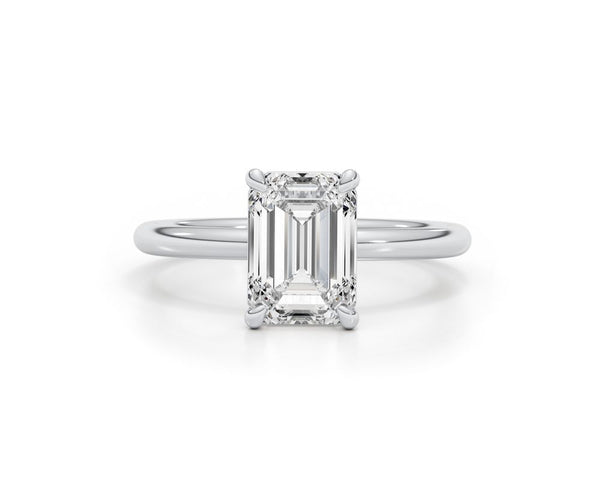 Penny - Emerald Cut 2 Carat Diamond Engagement Ring