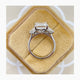 Sivan Engagement Ring 6.80 Carat White Gold