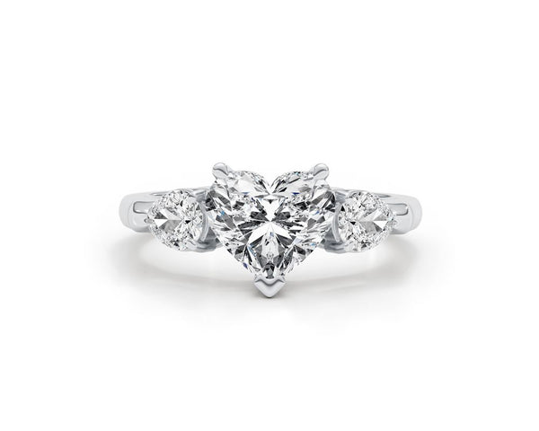 Stella - Heart Cut 1.80 Carat Diamond Engagement Ring