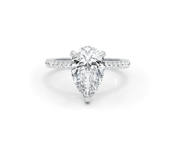 cici - Pear Cut 2.55 Carat Diamond Engagement Ring