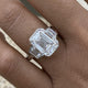 Claudia 6.3 Radiant Lab-Grown Diamond Three Stone Engagement Ring