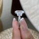 Claudia 6.3 Radiant Lab-Grown Diamond Three Stone Engagement Ring