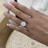 Claudia 6.3 Radiant Lab-Grown Diamond Three Stone Engagement Ring