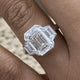 Claudia 6.3 Radiant Lab-Grown Diamond Three Stone Engagement Ring