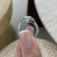 Claudia 6.3 Radiant Lab-Grown Diamond Three Stone Engagement Ring