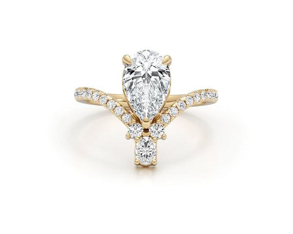 Estelle - Pear Cut 1.40 Carat Diamond Engagement Ring