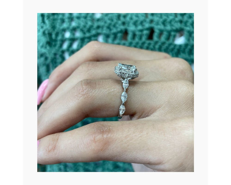 Lennox - Radiant Cut 2 Carat Diamond Engagement Ring