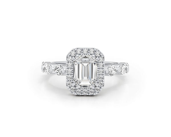 Lennox - Radiant Cut 2 Carat Diamond Engagement Ring