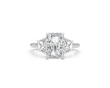 Giovanna - Radiant Cut 4.16 Carat Diamond Engagement Ring