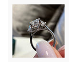 Giovanna - Radiant Cut 4.16 Carat Diamond Engagement Ring