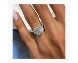 Giovanna - Radiant Cut 4.16 Carat Diamond Engagement Ring