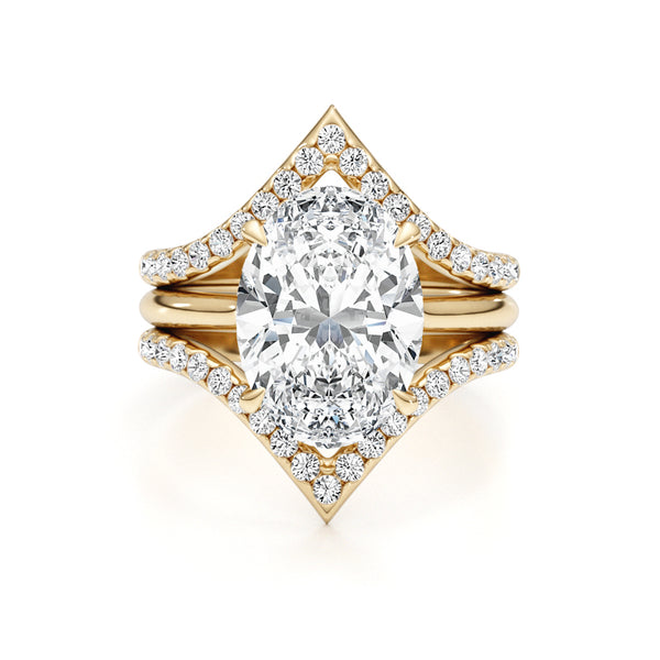 Anika Engagement Ring 4.60 carat, 18K gold