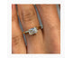 Angie - Emerald Cut 1 Carat Diamond Engagement Ring
