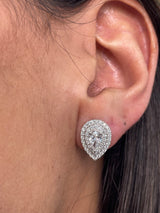 Diamond Stud Earrings 0 Carat White Gold 14K