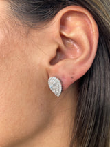 Diamond Stud Earrings 0 Carat White Gold 14K