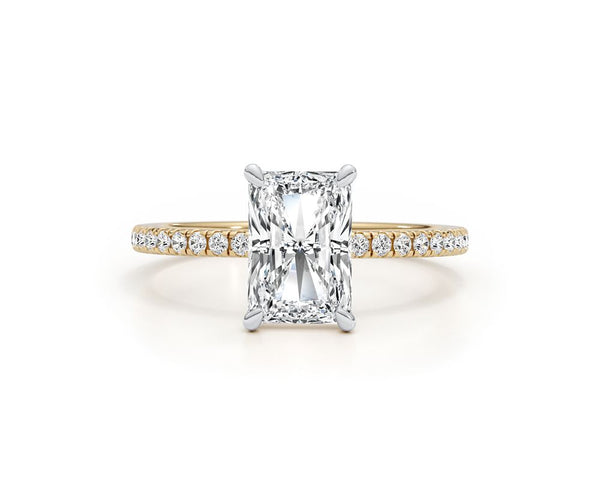 Alicia - Radiant Cut 2.20 Carat Diamond Engagement Ring