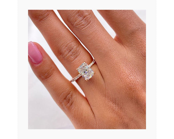 Ariana - Radiant Cut 2.10 Carat Diamond Engagement Ring