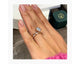 Celin set - Round Cut 4.30 Carat Diamond Engagement Ring