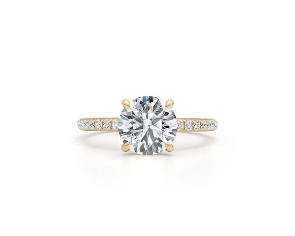 Claire - Round Cut 2.60 Carat Diamond Engagement Ring