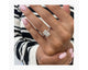 Molan Pave Diamond Engagement Ring, Rose Gold 18K